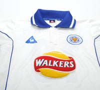 2000/01 MANCINI #10 Leicester City Vintage LCS Away Football Shirt (XS/S) 34/36
