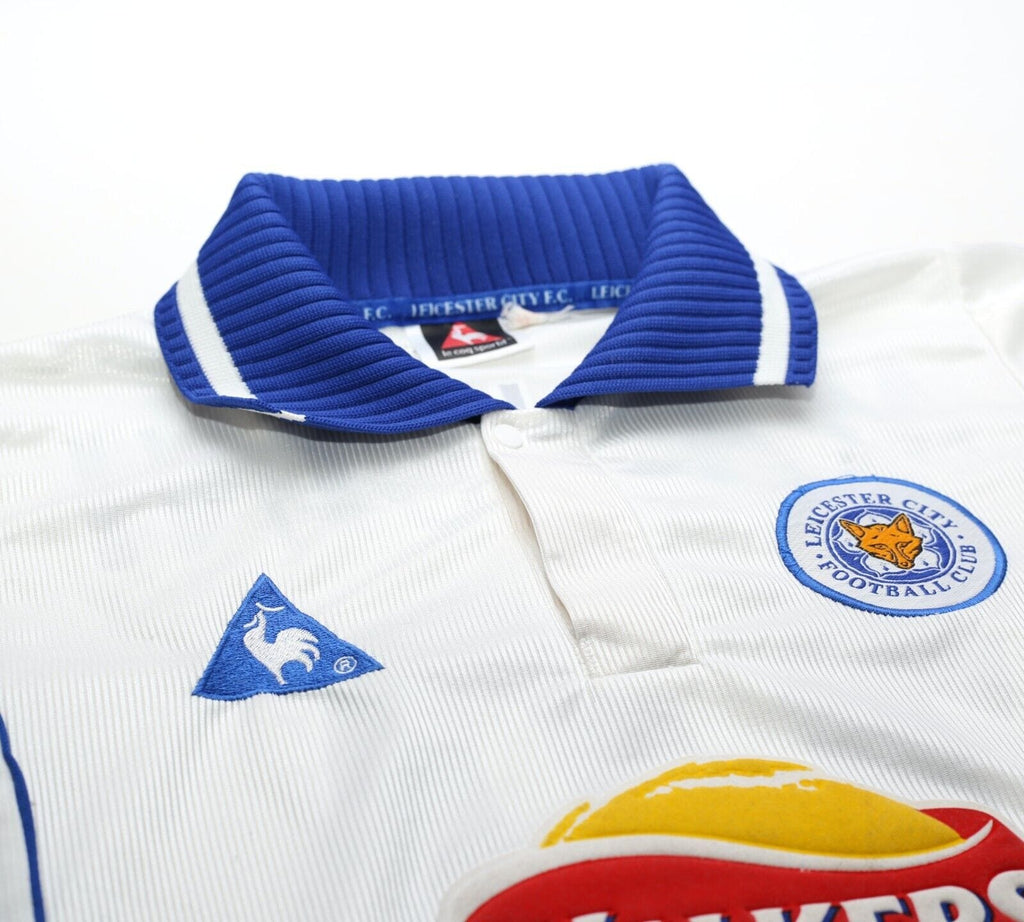 2000/01 MANCINI #10 Leicester City Vintage LCS Away Football Shirt (XS/S) 34/36