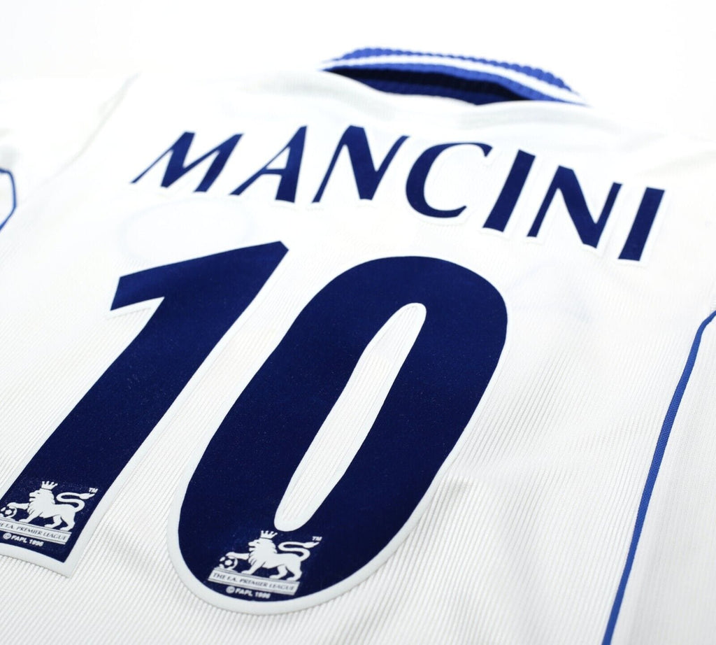 2000/01 MANCINI #10 Leicester City Vintage LCS Away Football Shirt (XS/S) 34/36