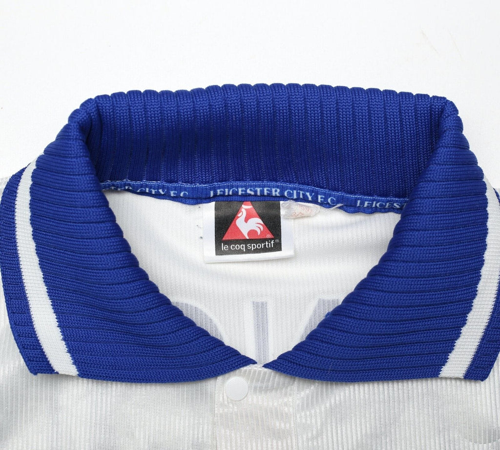 2000/01 MANCINI #10 Leicester City Vintage LCS Away Football Shirt (XS/S) 34/36