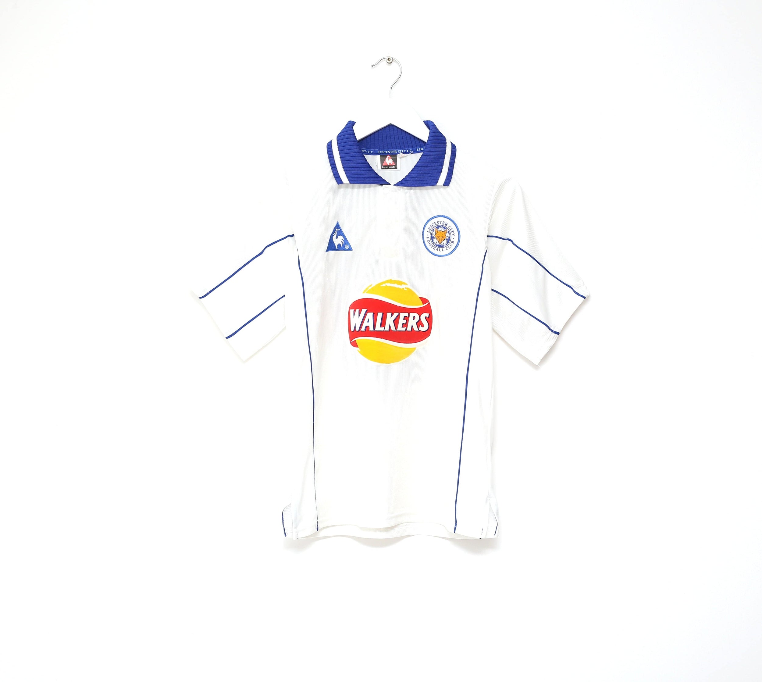 2000/01 MANCINI #10 Leicester City Vintage LCS Away Football Shirt (XS/S) 34/36