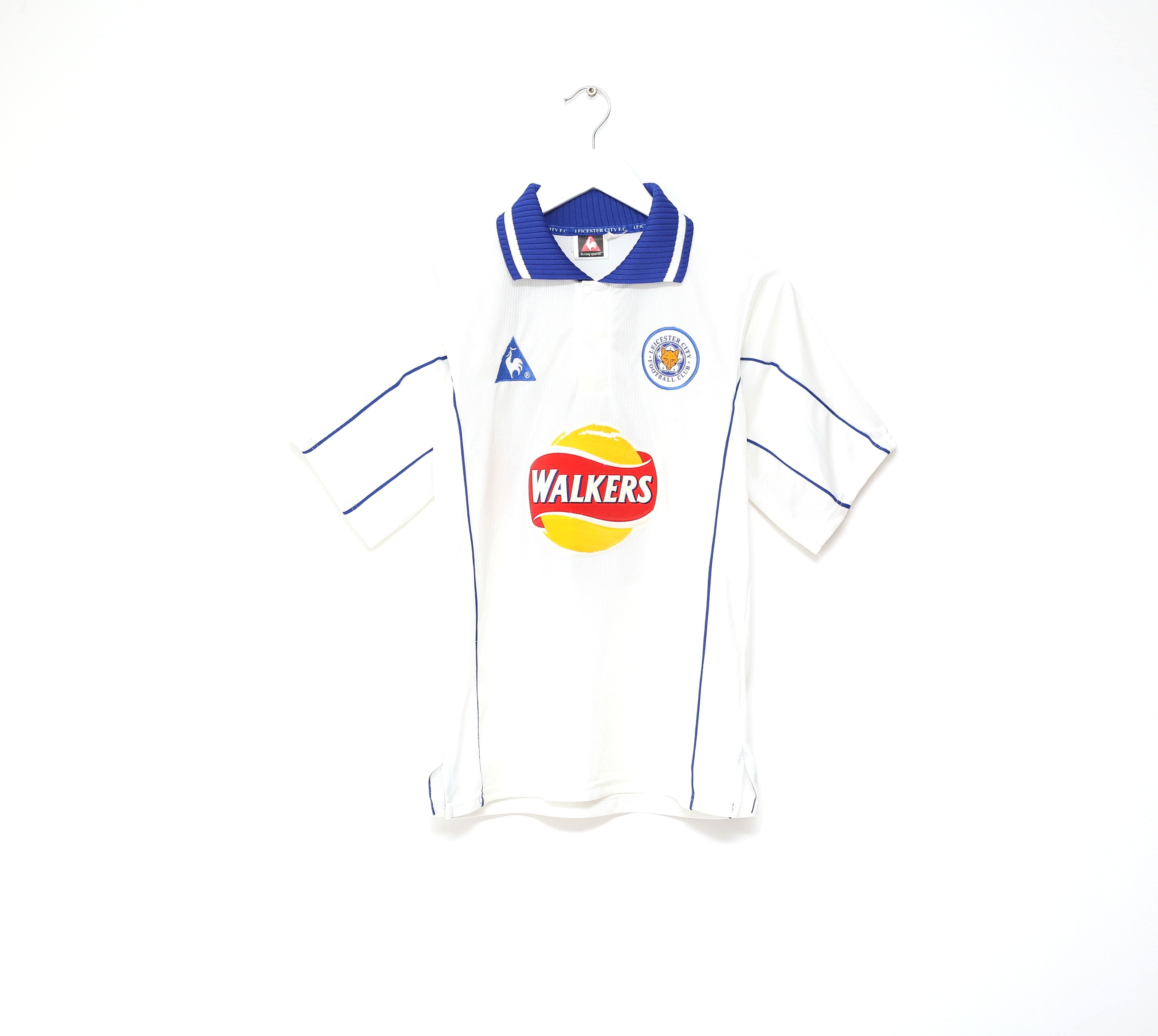 2000/01 MANCINI #10 Leicester City Vintage LCS Away Football Shirt (XS/S) 34/36