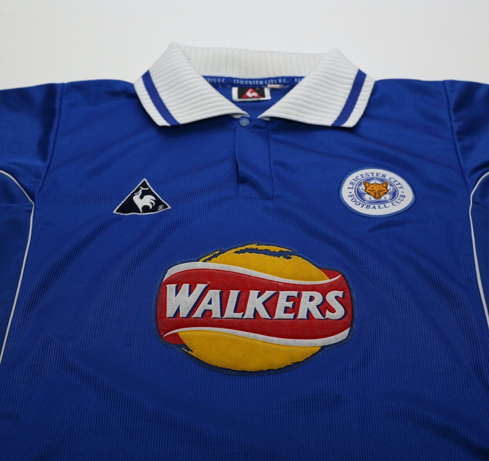 2000/01 MANCINI #10 Leicester City Vintage LCS Home Football Shirt (M) 38/40