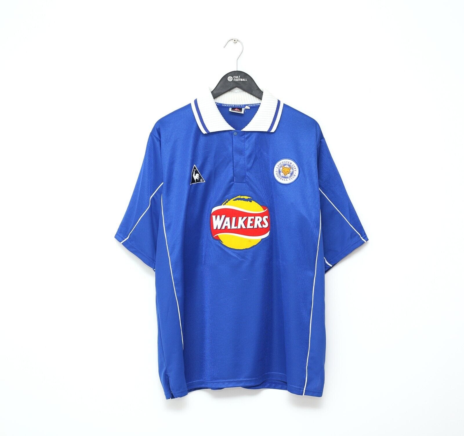 2000/01 MANCINI #10 Leicester City Vintage LCS Home Football Shirt (XL - Football  Shirt Collective