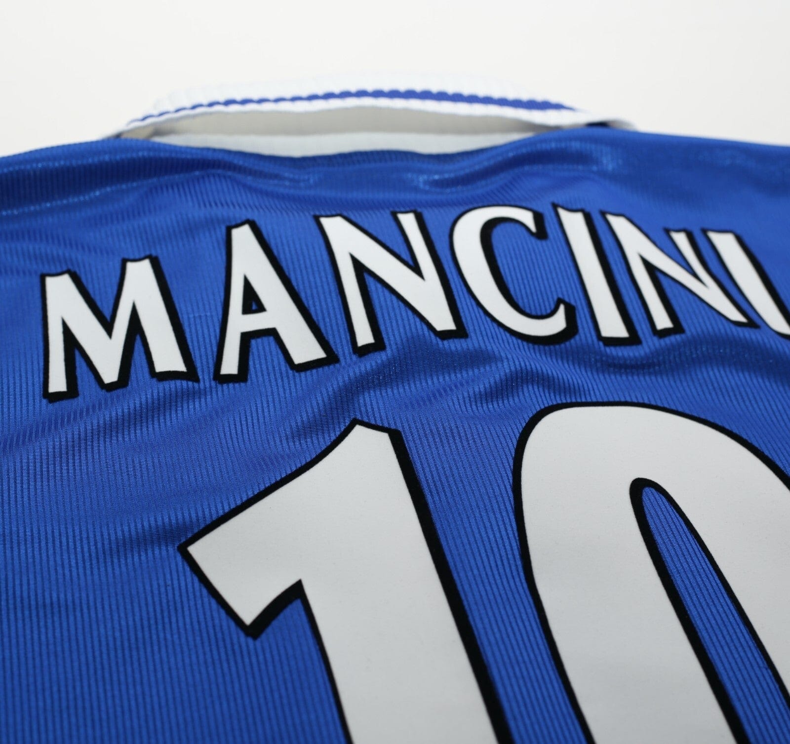 2000/01 MANCINI #10 Leicester City Vintage LCS Home Football Shirt (XL) 46/48
