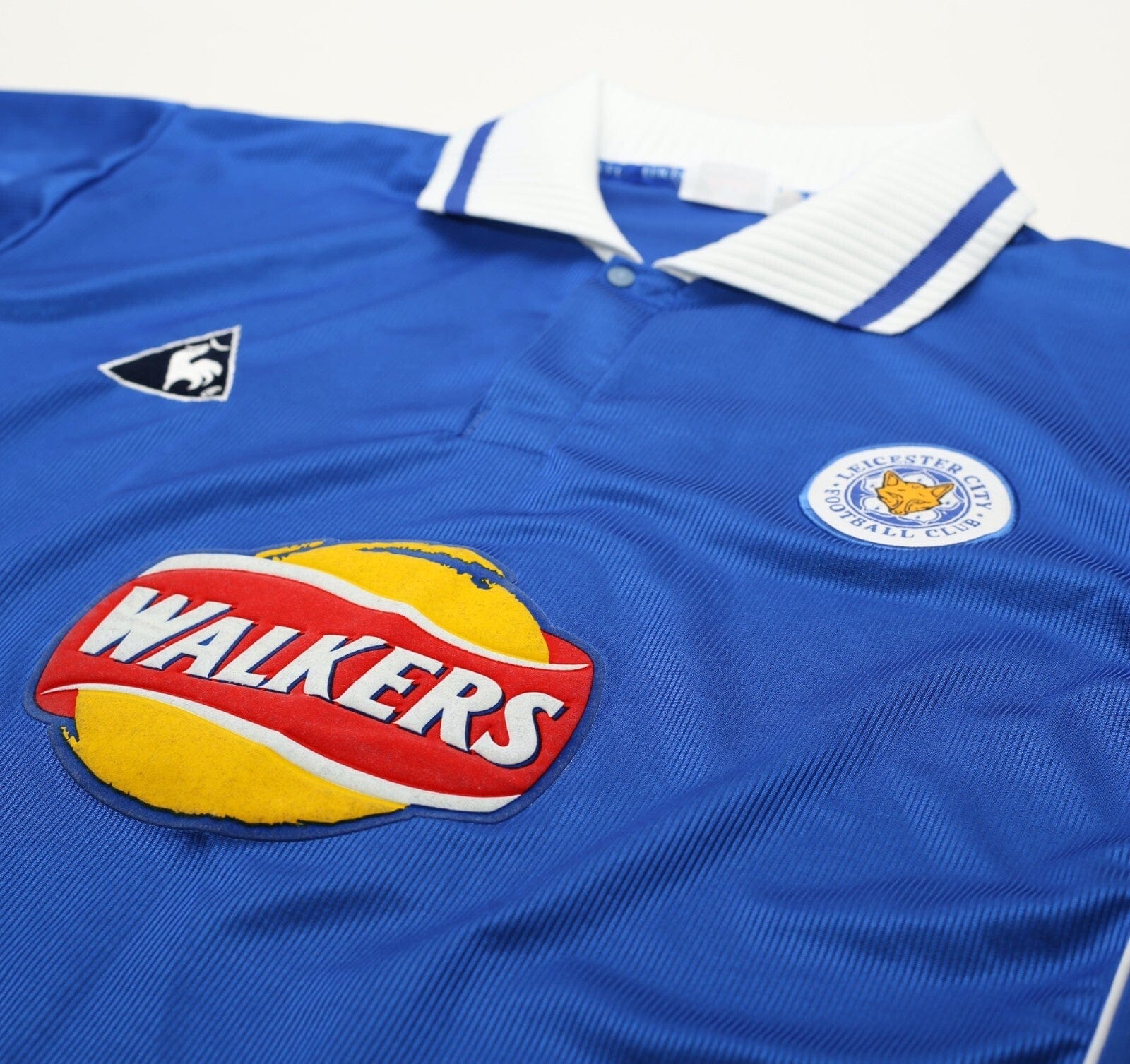 2000/01 MANCINI #10 Leicester City Vintage LCS Home Football Shirt (XL) 46/48