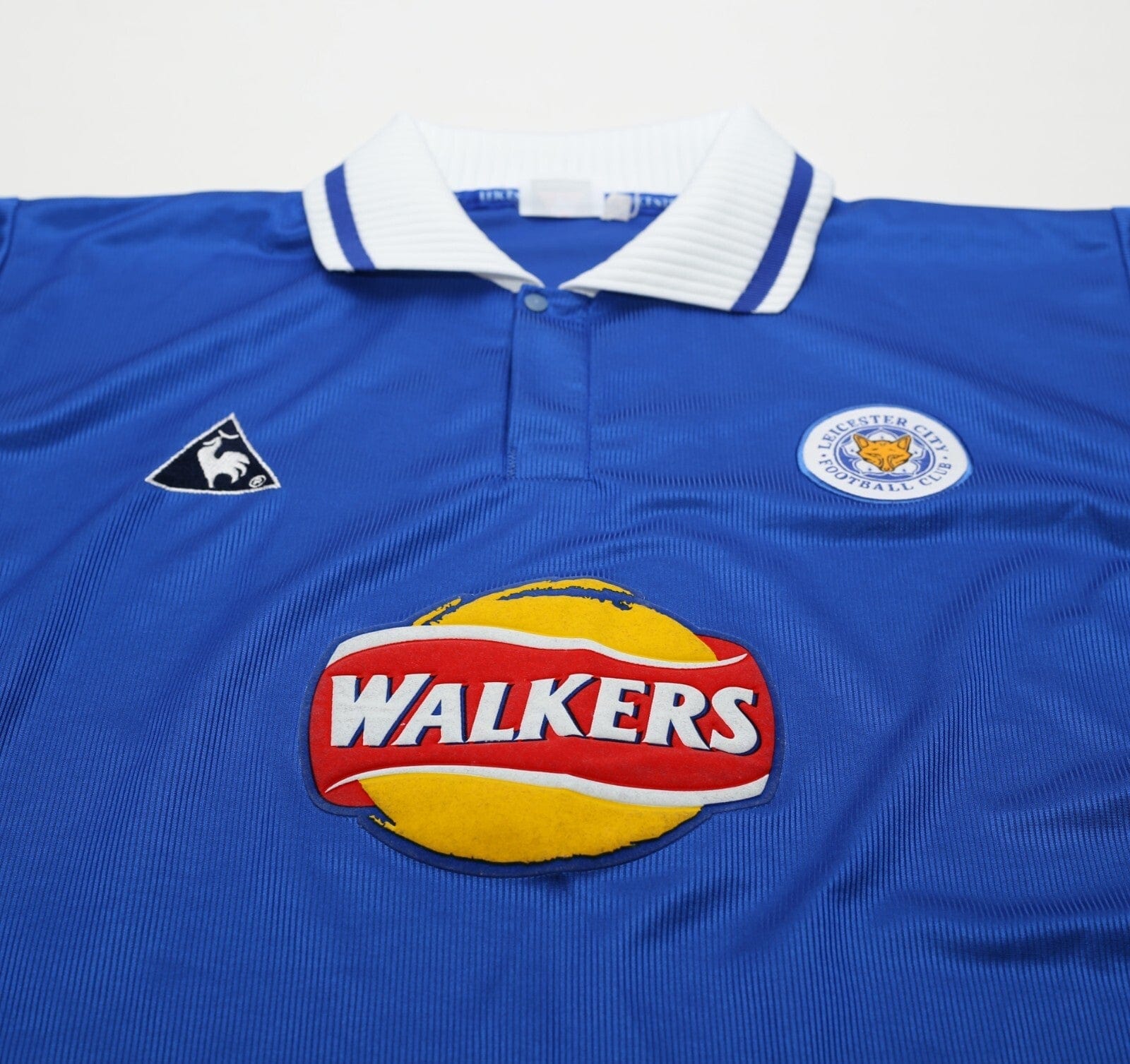 2000/01 MANCINI #10 Leicester City Vintage LCS Home Football Shirt (XL) 46/48