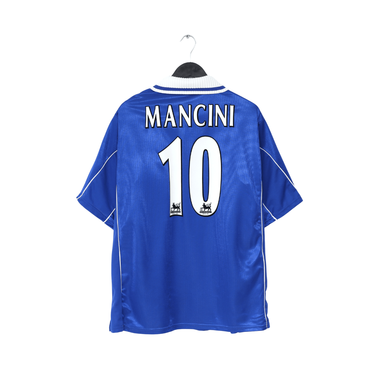 2000/01 MANCINI #10 Leicester City Vintage LCS Home Football Shirt (XL) 46/48