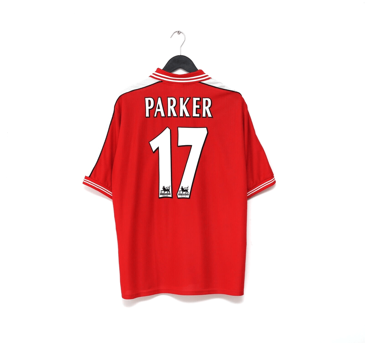 2000/01 PARKER #17 Charlton Athletic Vintage LCS Home Football Shirt (L)