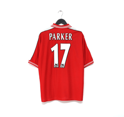 2000/01 PARKER #17 Charlton Athletic Vintage LCS Home Football Shirt (L)