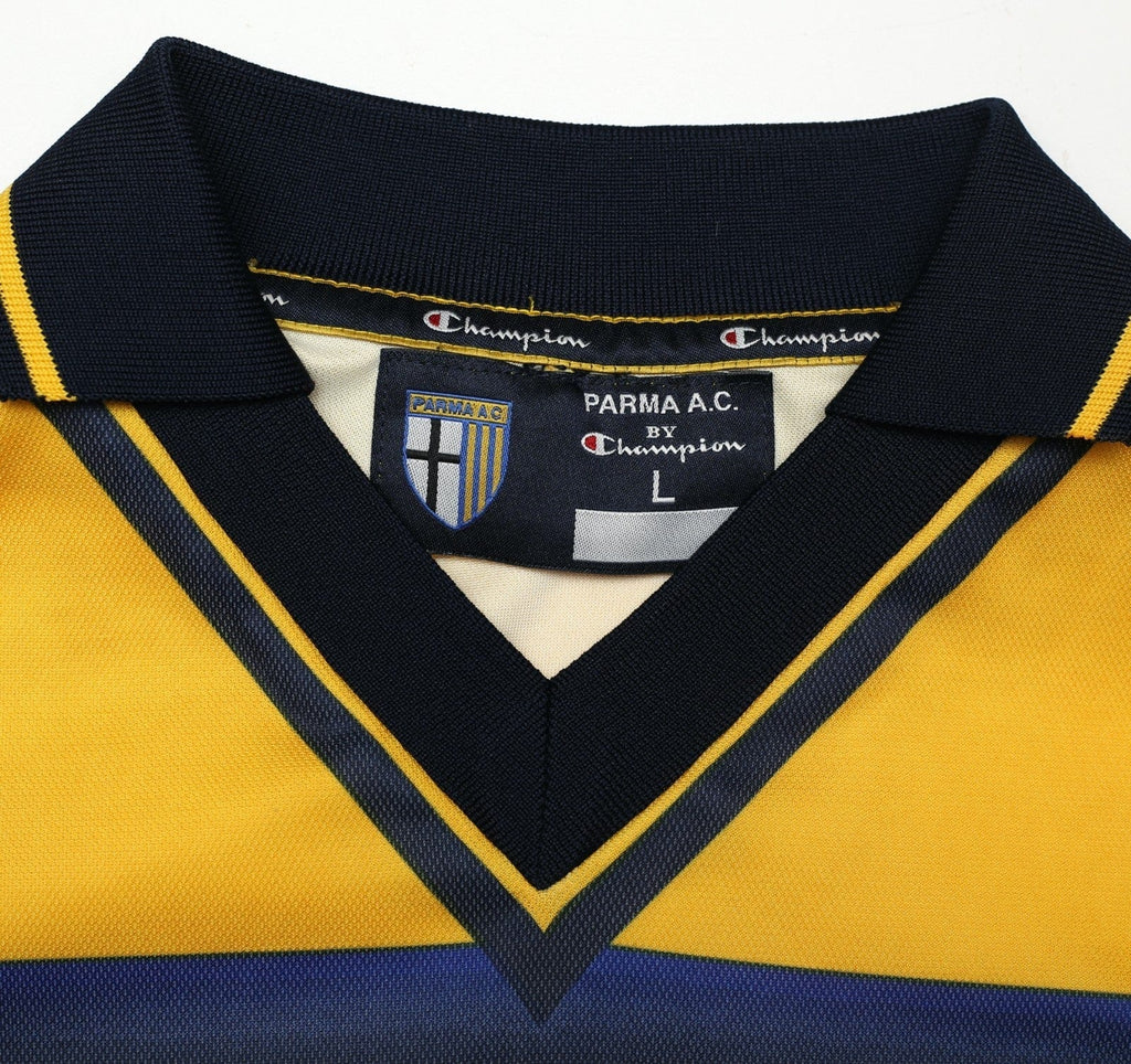2000/01 PARMA AC Vintage Champion Home Football Shirt (L)