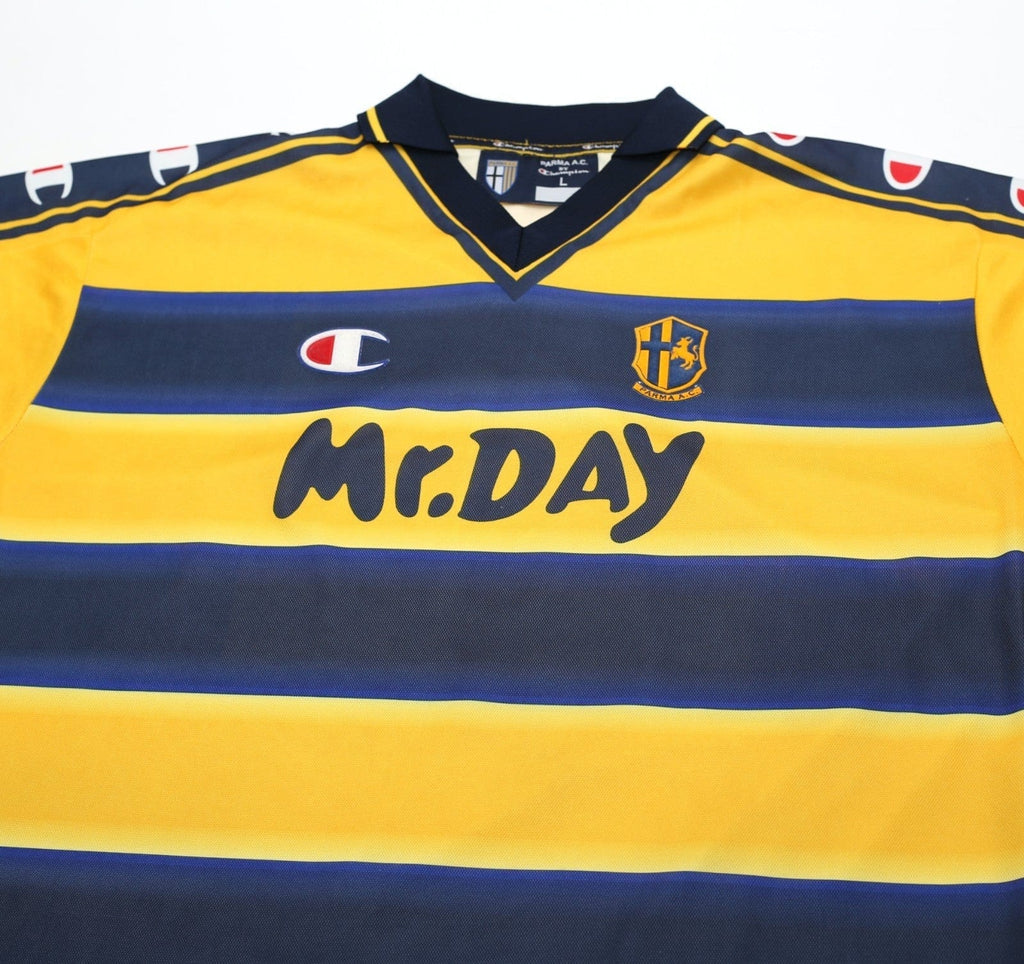 2000/01 PARMA AC Vintage Champion Home Football Shirt (L)