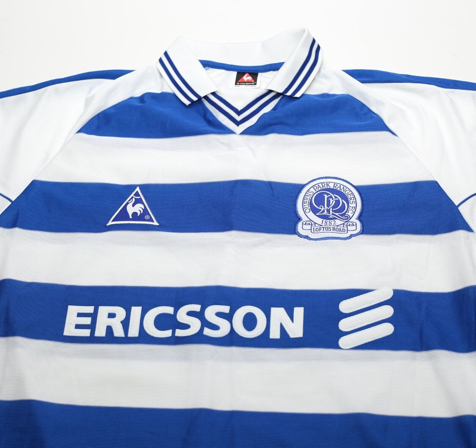 2000/01 QPR Vintage le coq sportif Home Football Shirt Jersey (L) BNWOT 42/44