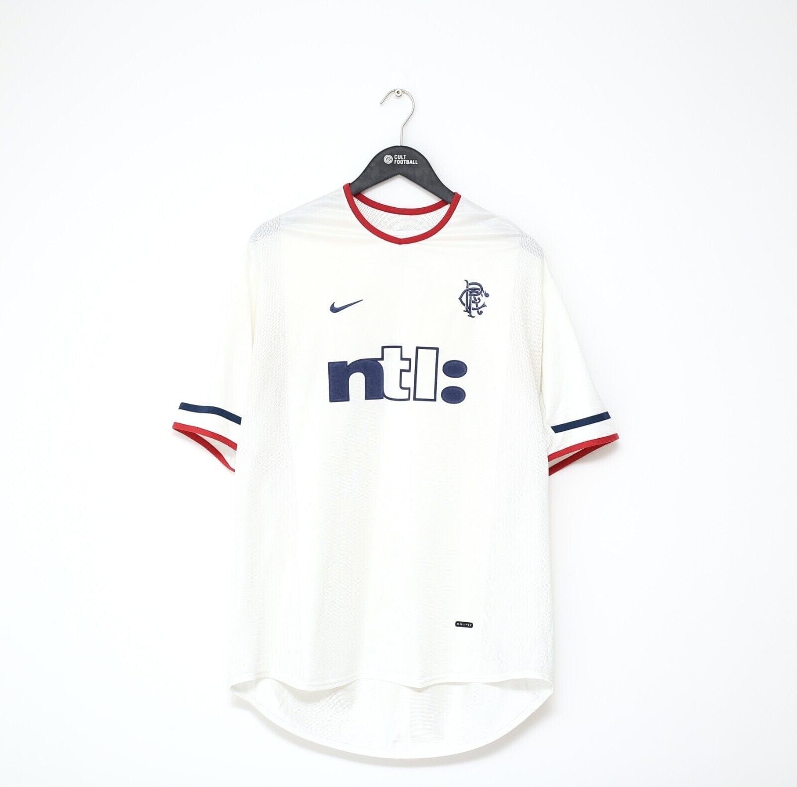 2000/01 RANGERS Vintage Nike Away Football Shirt Jersey (XXL)