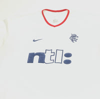 2000/01 RANGERS Vintage Nike Away Football Shirt Jersey (XXL)