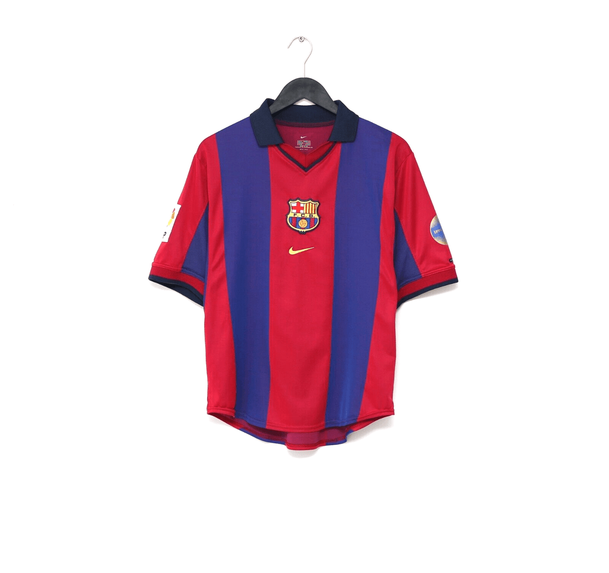2000/01 Rivaldo #10 Barcelona Vintage Nike Home Football Shirt (S) 2000/01 Rivaldo #10 Barcelona Vintage Nike Home Football Shirt (S)