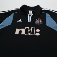 2000/01 Shearer #9 Newcastle United Vintage adidas Away Football Shirt (L)
