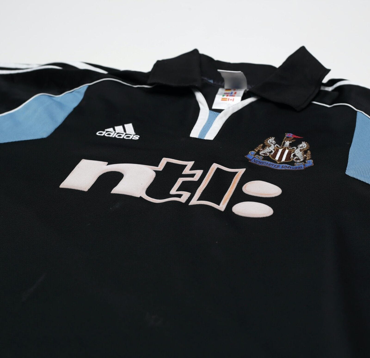 2000/01 SHEARER #9 Newcastle United Vintage adidas Away Football Shirt (L)