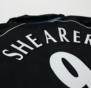 2000/01 SHEARER #9 Newcastle United Vintage adidas Away Football Shirt (L)