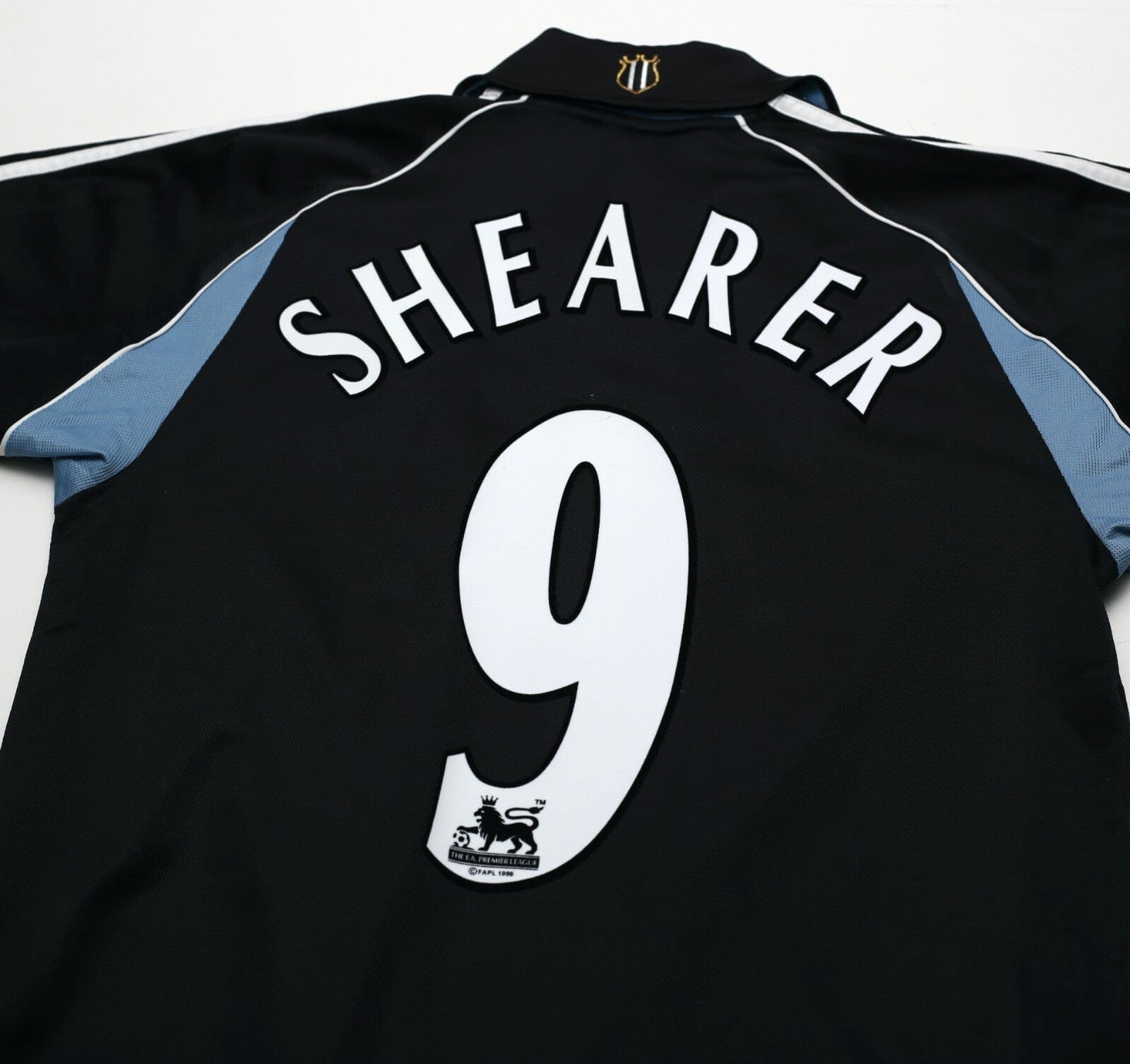 2000/01 SHEARER #9 Newcastle United Vintage adidas Away Football Shirt (S)
