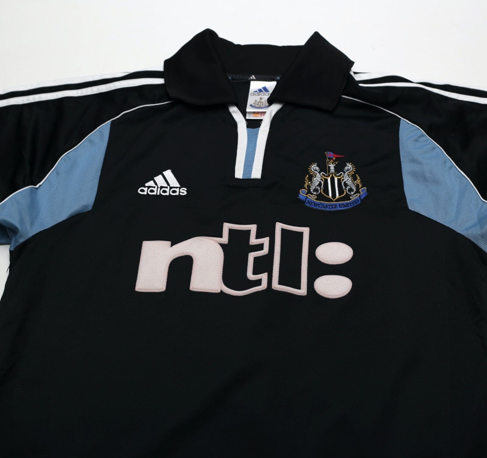 2000/01 SHEARER #9 Newcastle United Vintage adidas Away Football Shirt (S)