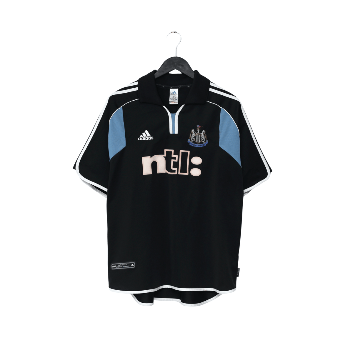2000/01 Shearer #9 Newcastle United Vintage adidas Away Football Shirt (XL)