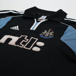 2000/01 Shearer #9 Newcastle United Vintage adidas Away Football Shirt (XL)