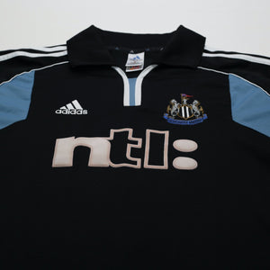 2000/01 Shearer #9 Newcastle United Vintage adidas Away Football Shirt (XL)
