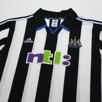 2000/01 Shearer #9 Newcastle United Vintage adidas Home Football Shirt (XL)