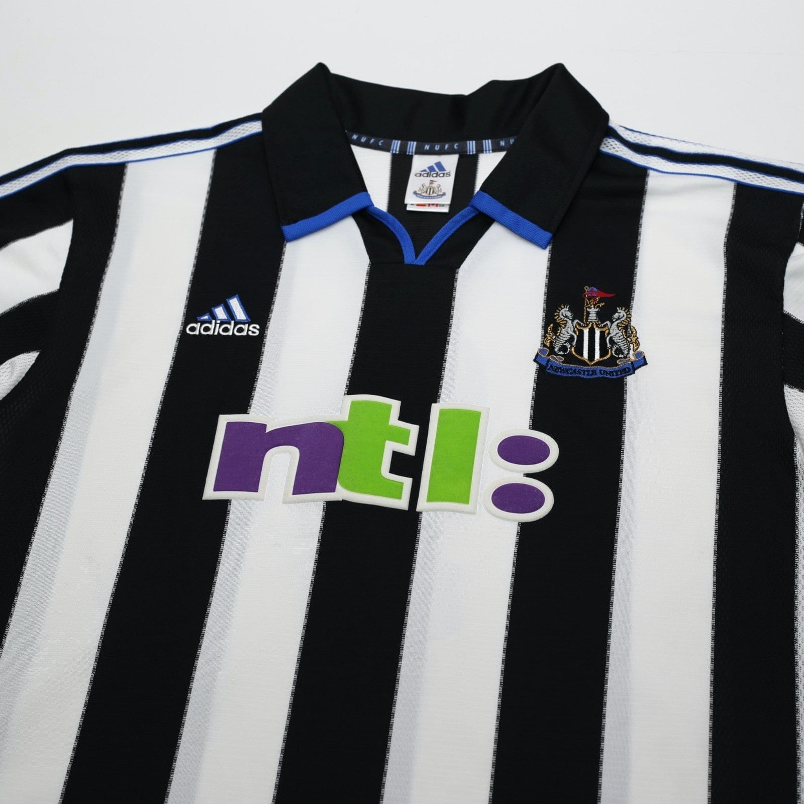 2000/01 Shearer #9 Newcastle United Vintage adidas Home Football Shirt (XL)