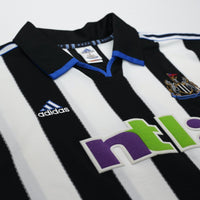 2000/01 Shearer #9 Newcastle United Vintage adidas Home Football Shirt (XL)