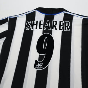 2000/01 Shearer #9 Newcastle United Vintage adidas Home Football Shirt (XL)