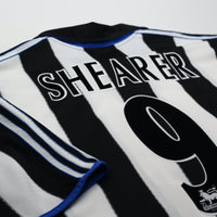2000/01 Shearer #9 Newcastle United Vintage adidas Home Football Shirt (XL)