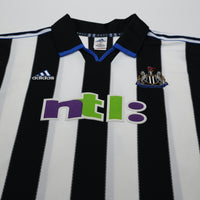 2000/01 Shearer #9 Newcastle United Vintage adidas Home Football Shirt (XL)