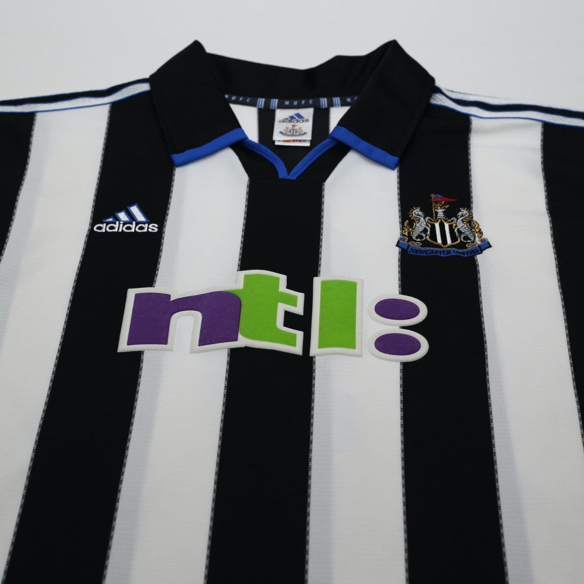 2000/01 Shearer #9 Newcastle United Vintage adidas Home Football Shirt (XL)