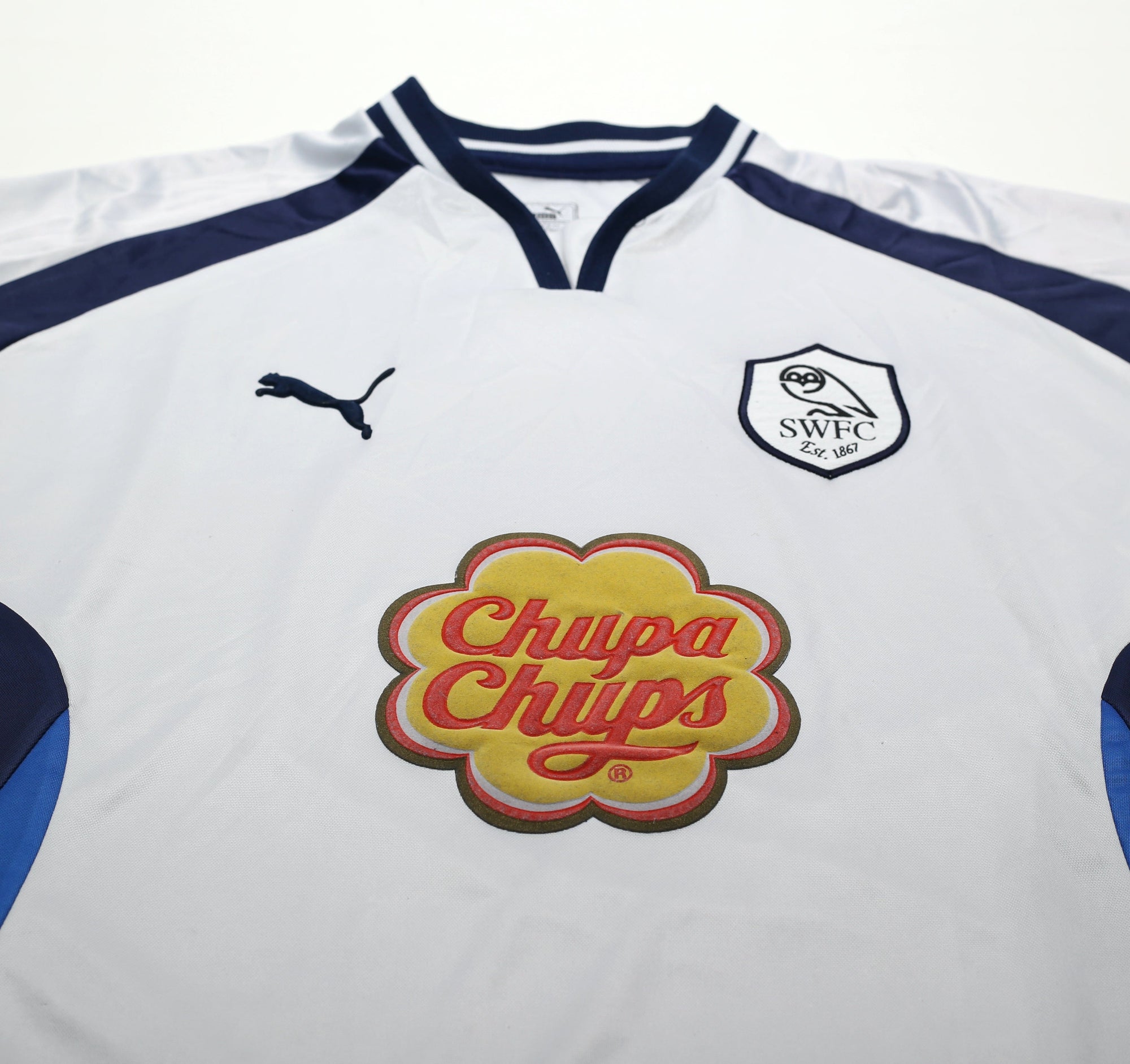 2000/01 SHEFFIELD WEDNESDAY Vintage PUMA Away Football Shirt (M)