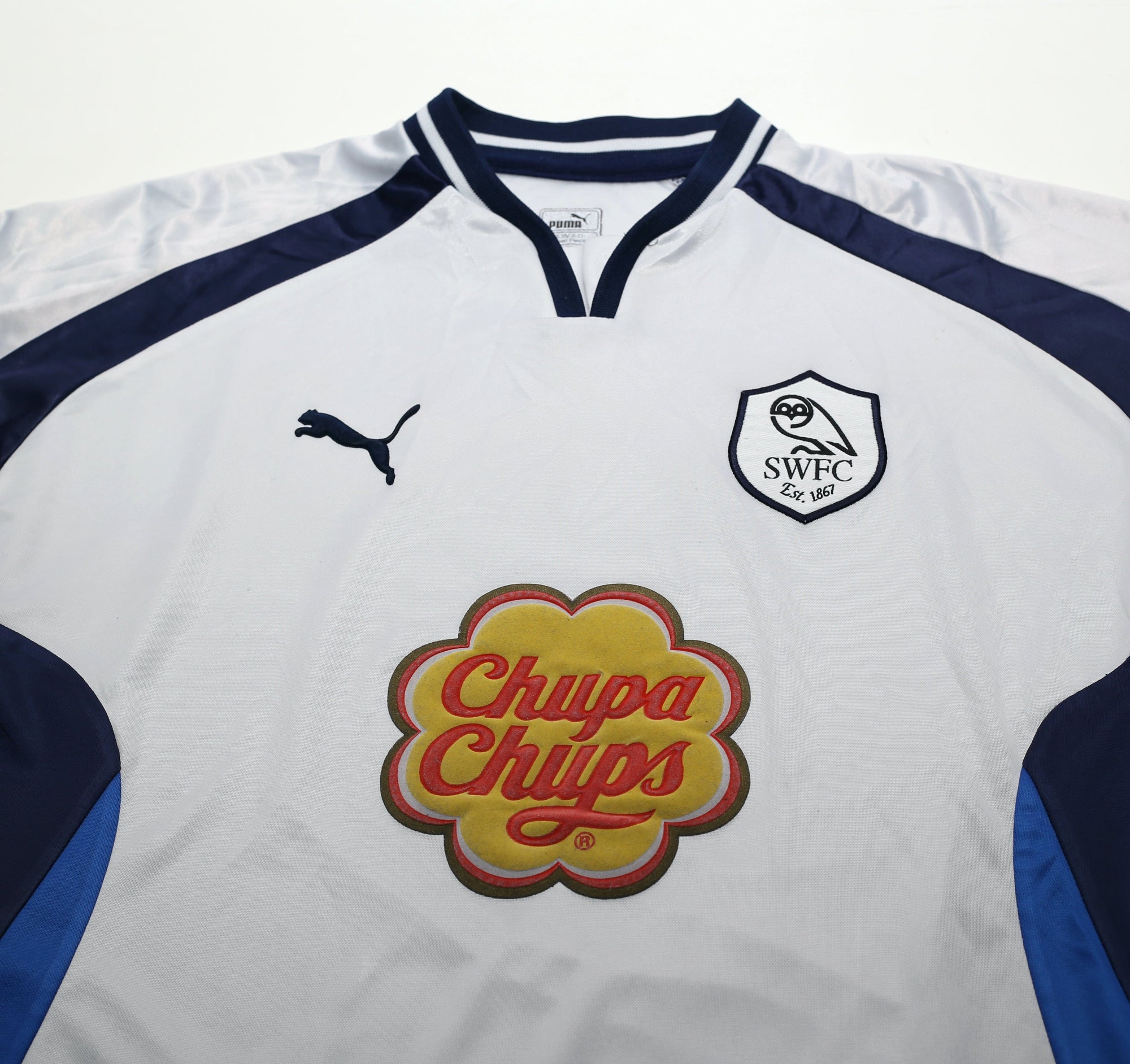 2000/01 SHEFFIELD WEDNESDAY Vintage PUMA Away Football Shirt (M)