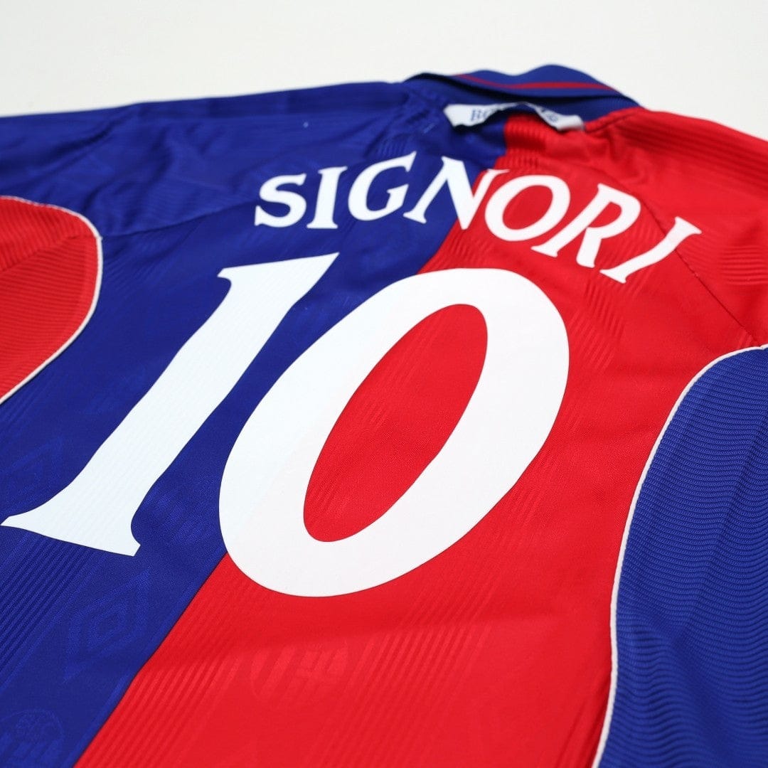 2000/01 Signori #10 Bologna Vintage Umbro Home Football Shirt (M)