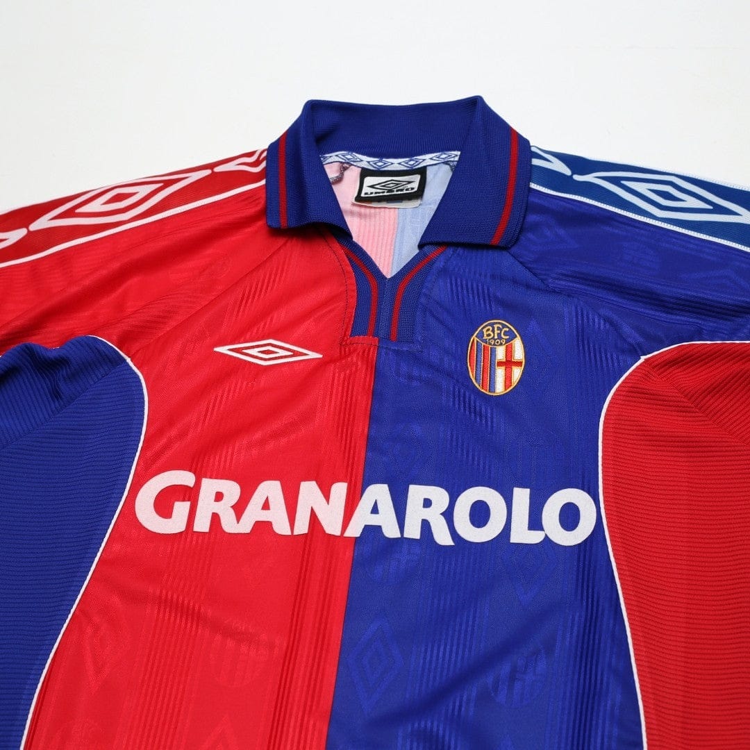2000/01 Signori #10 Bologna Vintage Umbro Home Football Shirt (M)