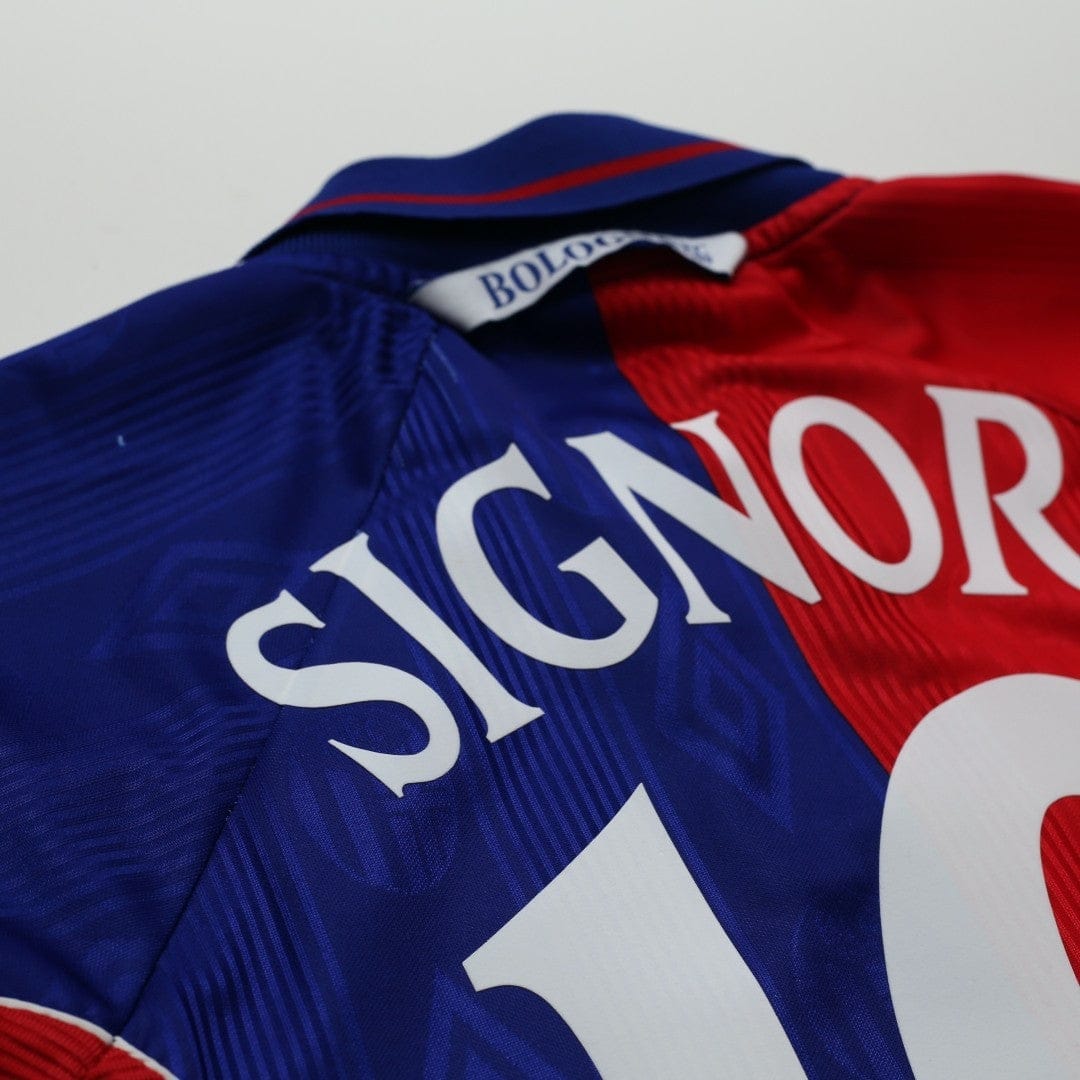 2000/01 Signori #10 Bologna Vintage Umbro Home Football Shirt (M)