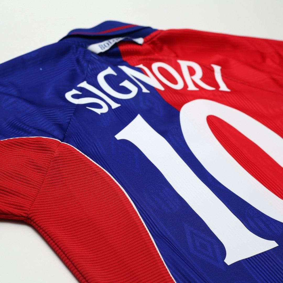 2000/01 Signori #10 Bologna Vintage Umbro Home Football Shirt (M)