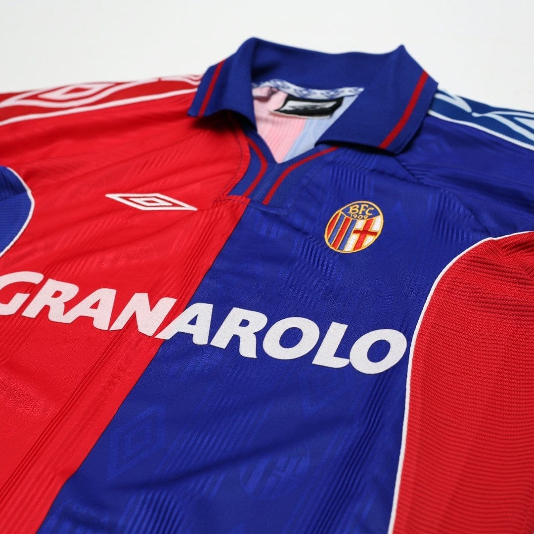 2000/01 Signori #10 Bologna Vintage Umbro Home Football Shirt (M)