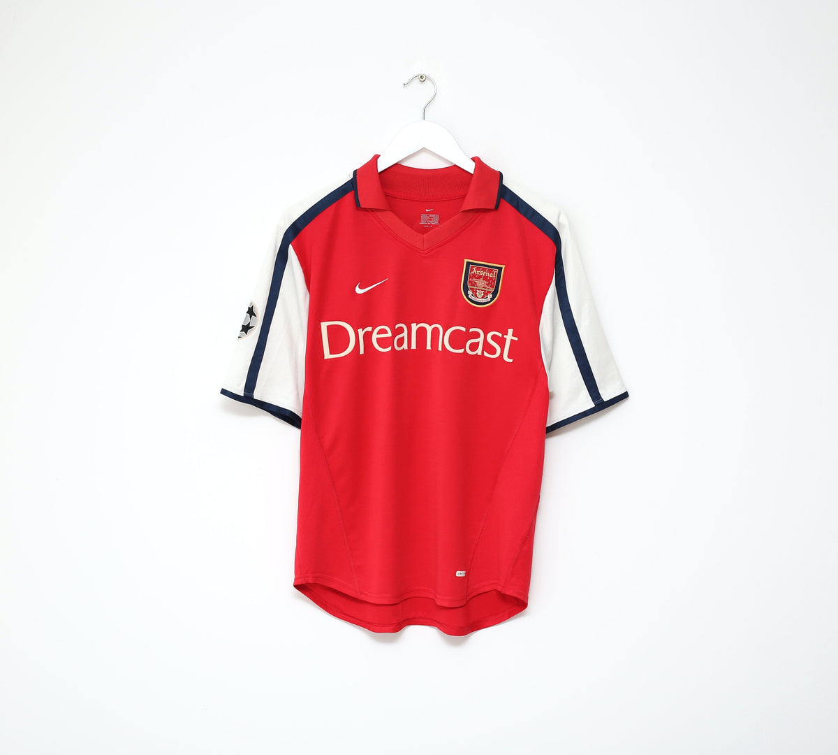 2000/01 SILVINHO #16 Arsenal Vintage Nike Home Football Shirt (S)