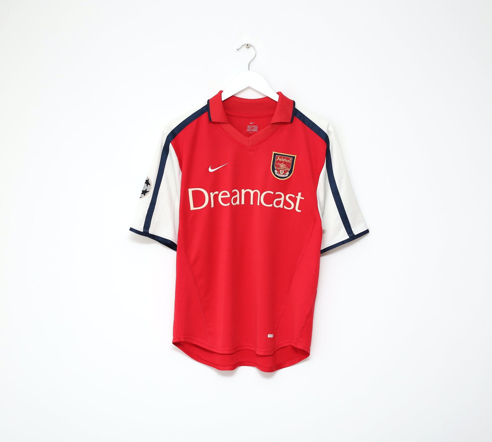 2000/01 SILVINHO #16 Arsenal Vintage Nike Home Football Shirt (S)