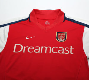 2000/01 SILVINHO #16 Arsenal Vintage Nike Home Football Shirt (S)