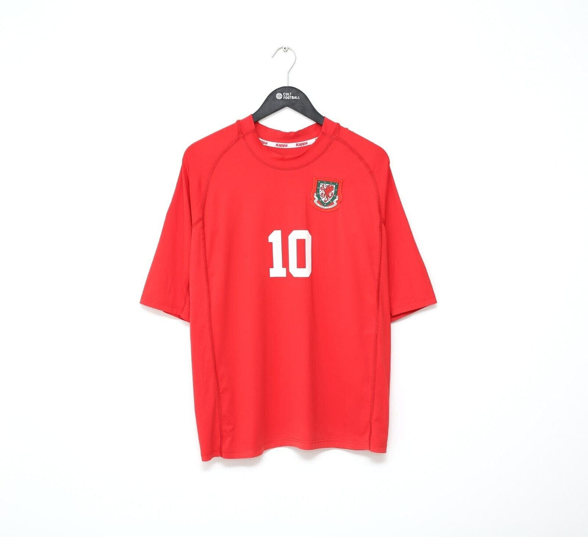 2000/01 SPEED #10 Wales Vintage KAPPA Home Football Shirt Jersey (M/L) MINT