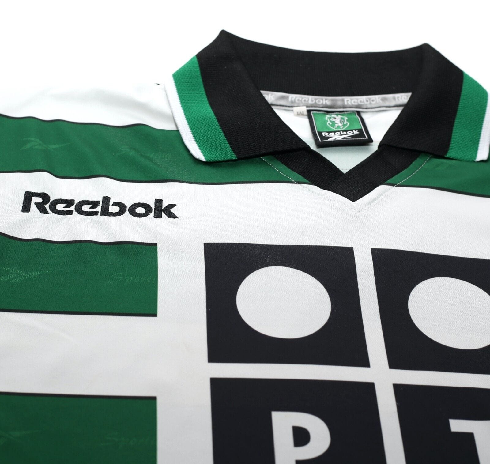 2000/01 SPORTING CP Vintage Reebok Home Football Shirt Jersey (M) LISBON