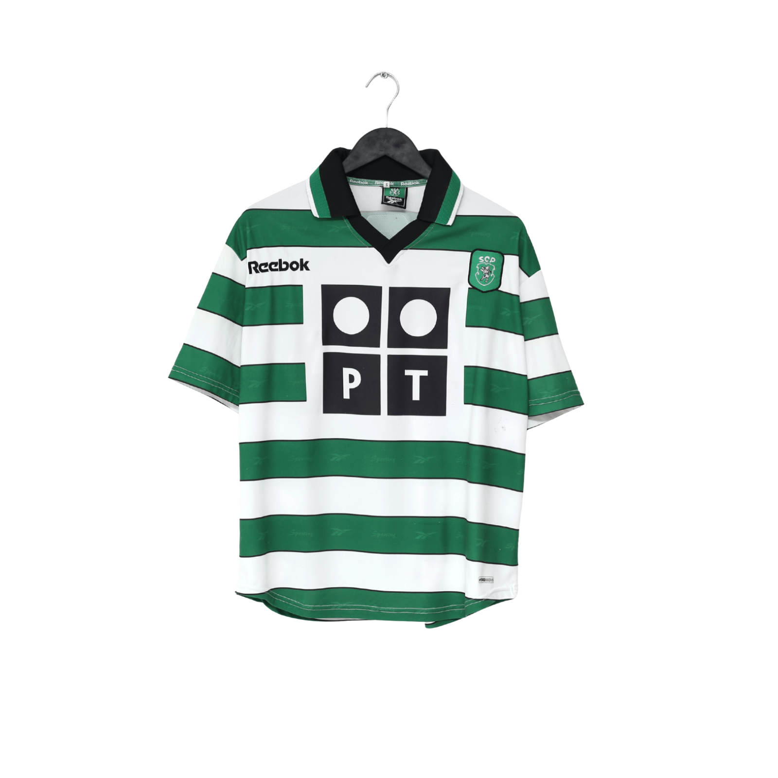 2000/01 SPORTING CP Vintage Reebok Home Football Shirt (S/M)