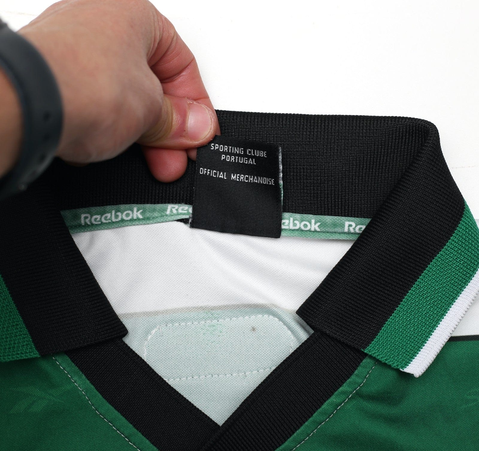 2000/01 SPORTING CP Vintage Reebok Home Football Shirt (S/M)