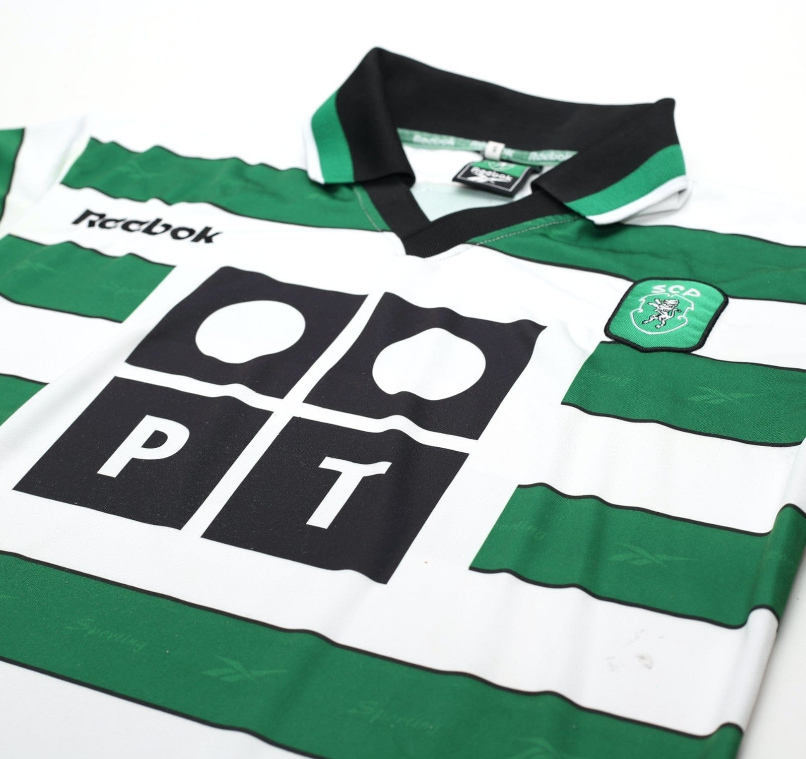 2000/01 SPORTING CP Vintage Reebok Home Football Shirt (S/M)